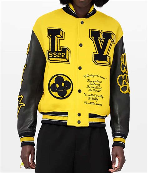 louis vuitton windbreaker jacket black|lv varsity jacket price.